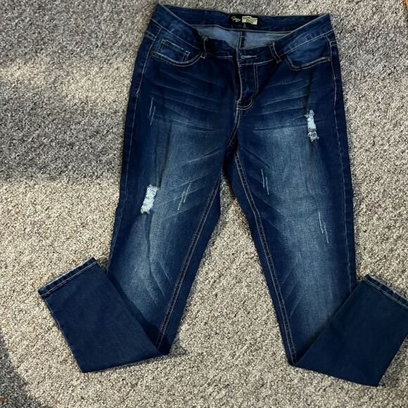 Suzanne Betro denim skinny jeans size 10 - Picture 3 of 7